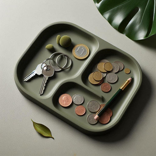 Catch-All Valet Tray Gift, 3D Printed Key & Coin Organizer, Housewarming or Coworker Gift for a Tidier Entryway