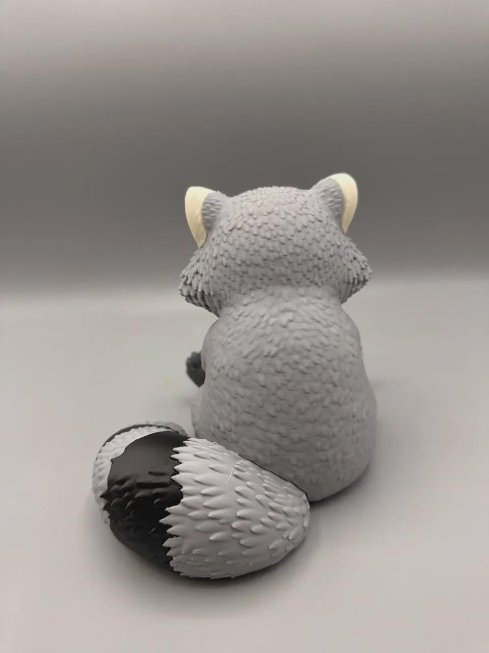 Judgmental Trash Panda Figurine, Arms-Crossed Grumpy Raccoon Who Is Absolutely Done With You