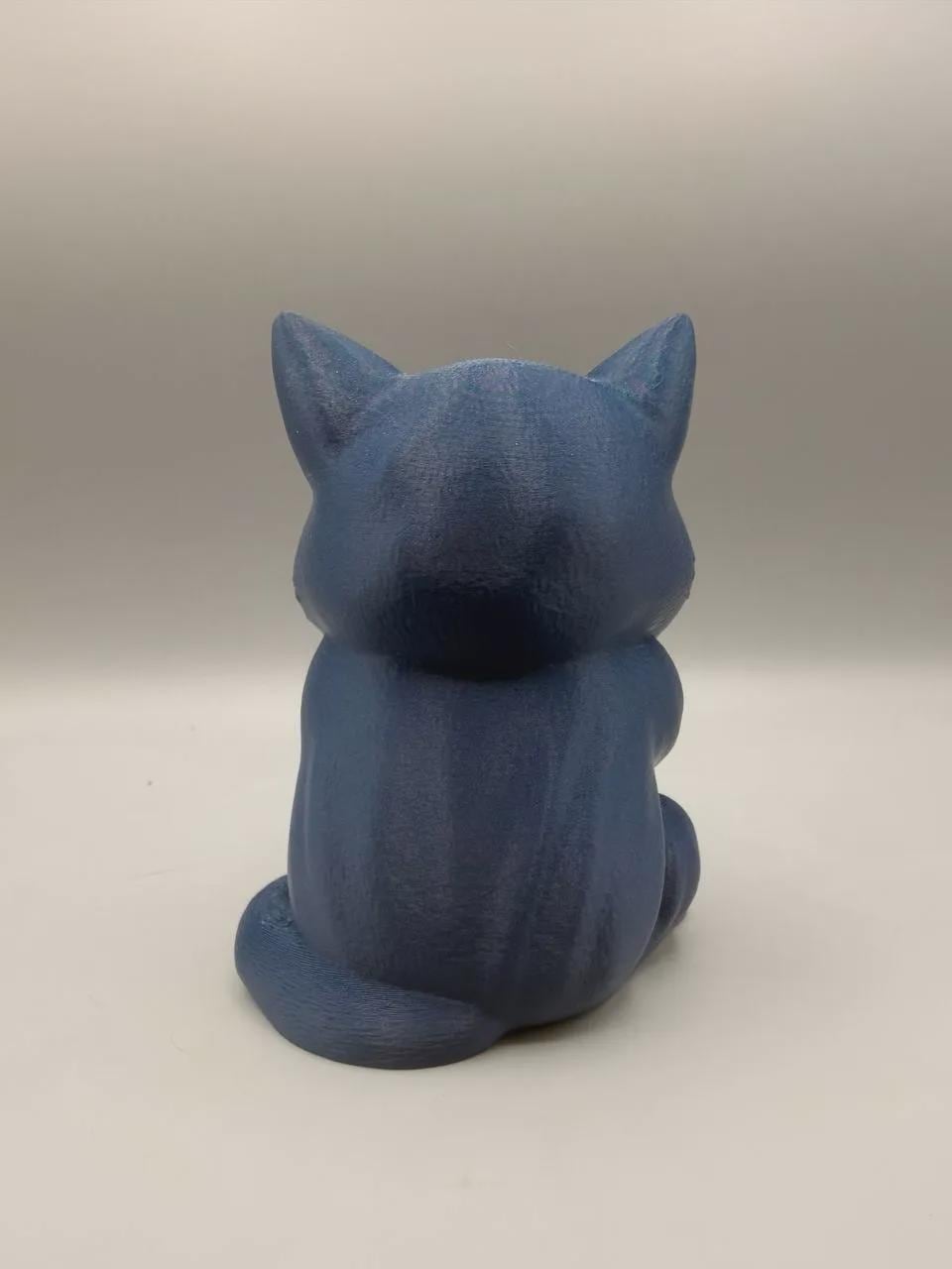 Grumpy Cat Figurine, Funny 3D Printed Desk Decor, Unimpressed Cat Collectible Gift for Cat Lovers