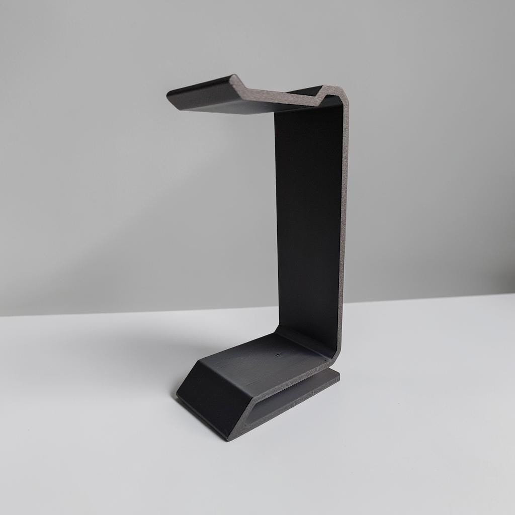 Cantilever Gaming Headset Holder, 3D Printed Headphone Stand | Minimalist Desk Organizer