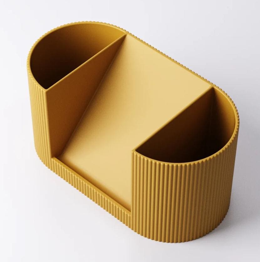 Desk Organizer with Phone Stand | 3D Printed Office Organizer | Pen Holder & Desk Caddy | Work From Home Gift