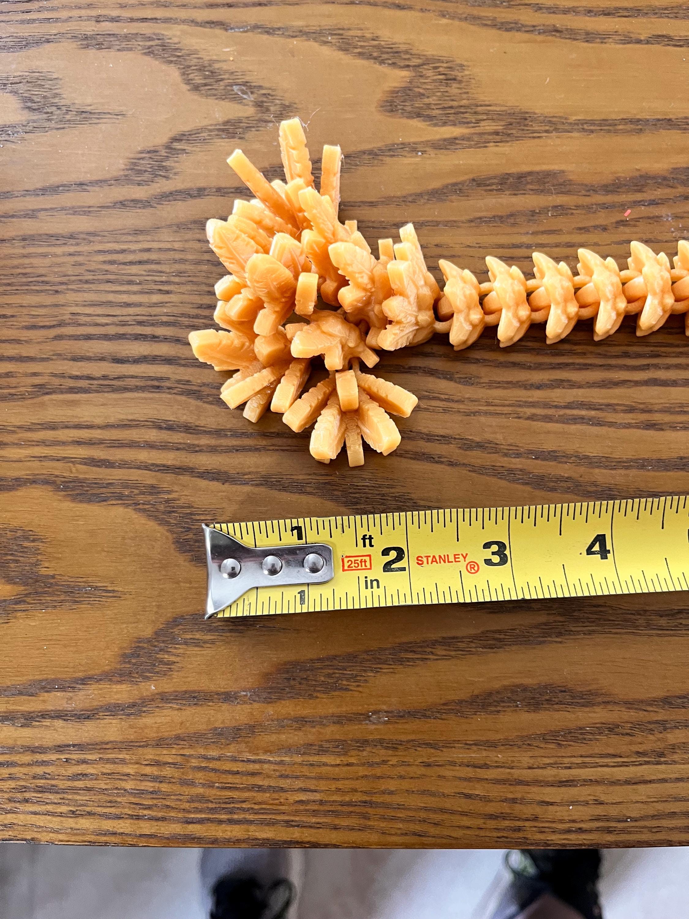 Flexi Feathered Dragon 3D Print | Winged Articulated Fidget Toy | Minimalist Desk Buddy, Cool Sensory Toy & Stocking Stuffer Gift