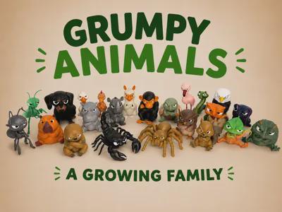 Grumpy Pig 3D Printed Figurine, Funny Pig Desk Decor, Office Shelf Collectible for Pig Lovers