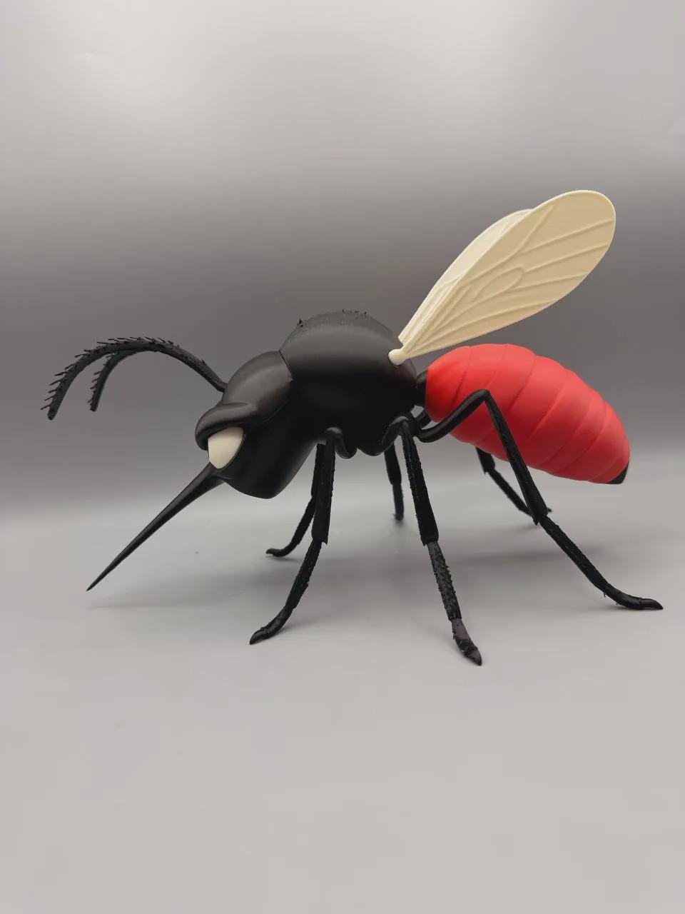 Grumpy Mosquito Figurine, The Uninvited Guest Who Is Somehow Offended At You, Funny Bug Decor