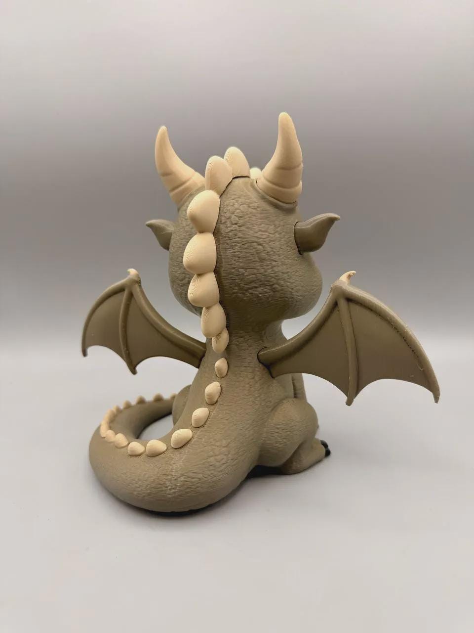 Extremely Unimpressed Dragon Figurine, Grumpy Winged Dragon Who Has Heard Your Excuses Before