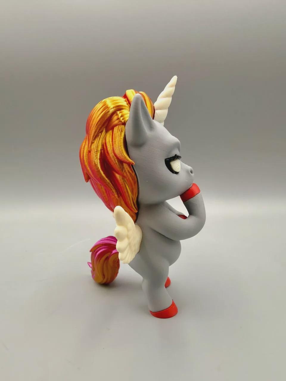 Skeptical Alicorn Figurine, A Winged Unicorn With Two Kinds of Magic and Zero Interest in Using Either