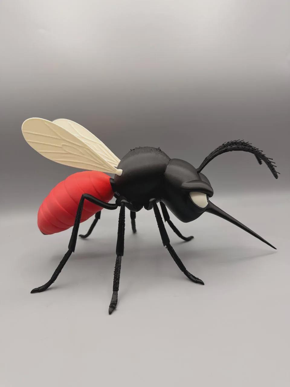 Grumpy Mosquito Figurine, The Uninvited Guest Who Is Somehow Offended At You, Funny Bug Decor